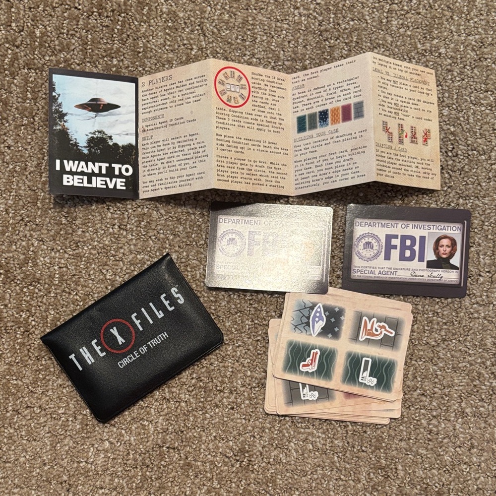 X-Files Circle of Truth Card Game